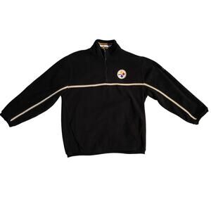 Vintage Official NFL Steelers Half Zip Fleece